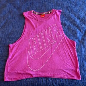 Nike Magenta Sleeveless Top